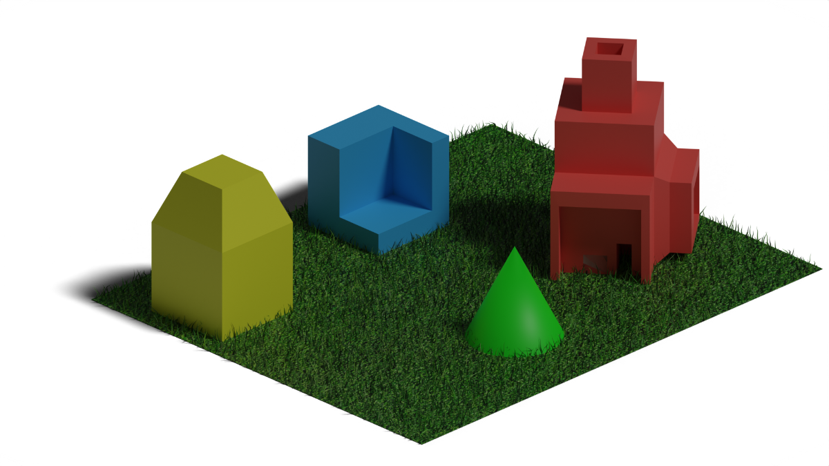 Some small steps with Blender